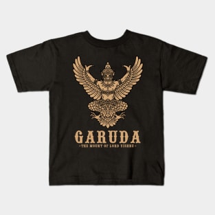 Garuda The Mount Of Lord Vishnu Kids T-Shirt